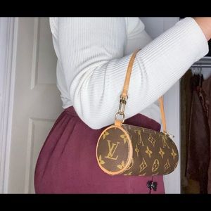Louis Vuitton Papillon Attached Pouch Purse